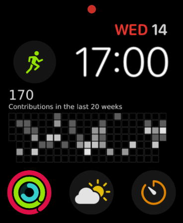 Apple Watch widget using Widgy