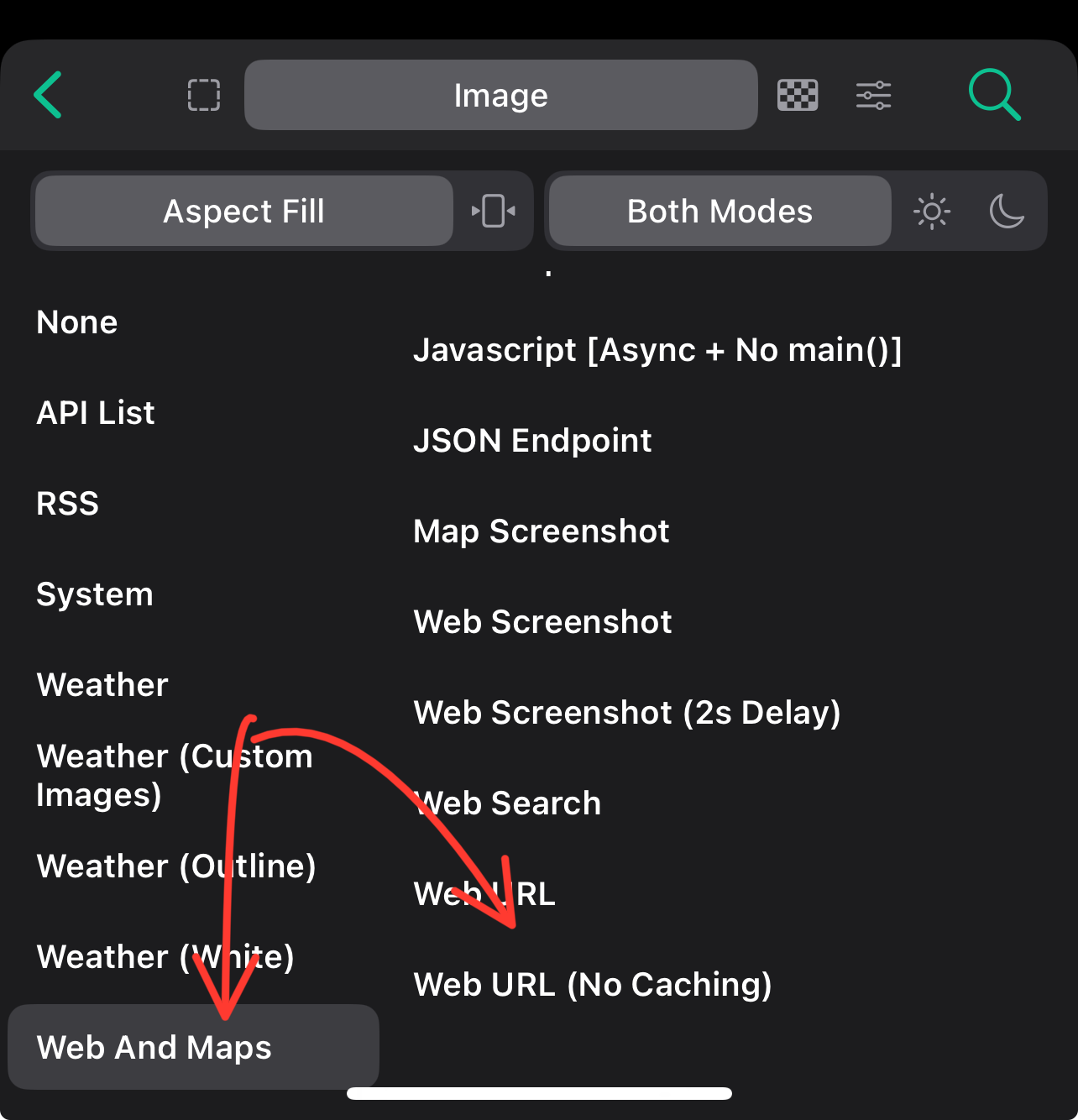 Widgy Web URL
